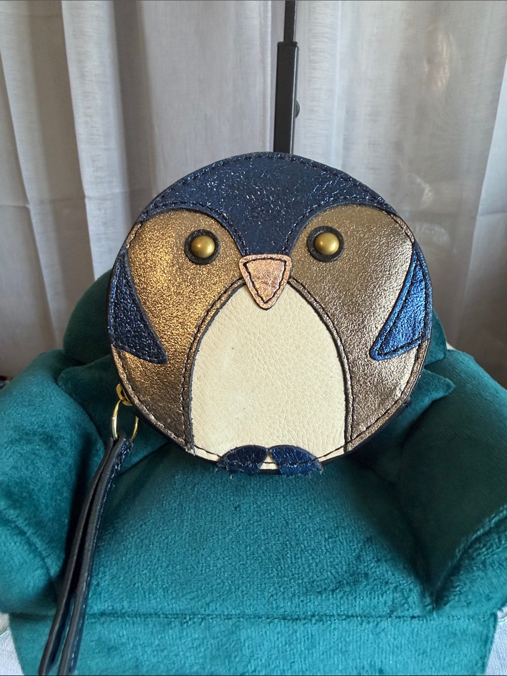 Fossil Owl Card or Coin Purse